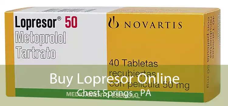 Buy Lopresor Online Chest Springs - PA