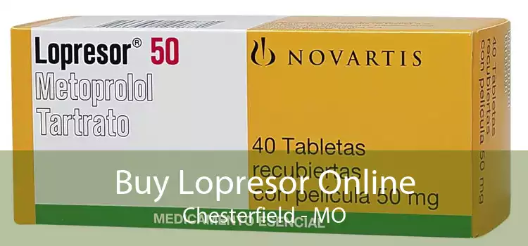 Buy Lopresor Online Chesterfield - MO