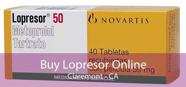 Buy Lopresor Online Claremont - CA
